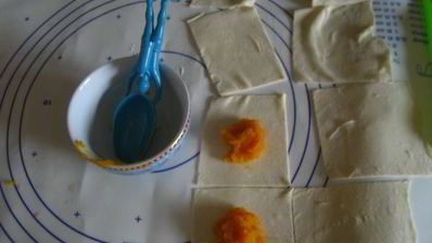 мини-пирожки с тыквой