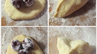 мини-пирожки с ягодами