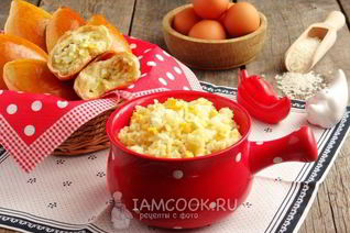 Начинка для пирожков с рисом и яйцом