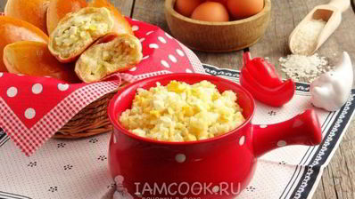 начинка для пирожков с рисом и яйцом
