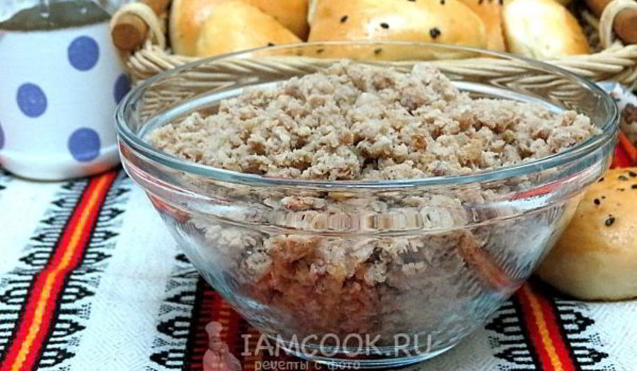 Рецепт начинки мясной для пирожков из дрожжевого теста