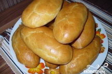 Печеные пирожки на кефире