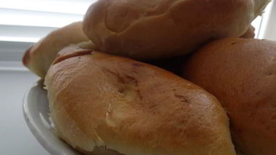 печеные пирожки с картошкой