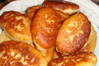 Пирожки без дрожжей на сковороде