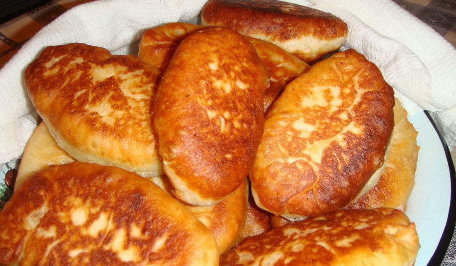 Рецепт пирожков без дрожжей на сковороде