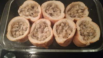 пирожки из багета