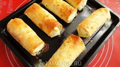 пирожки из лаваша с яйцом и луком