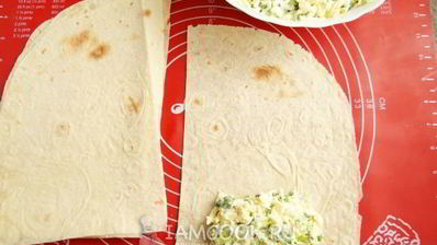 пирожки из лаваша с яйцом и луком