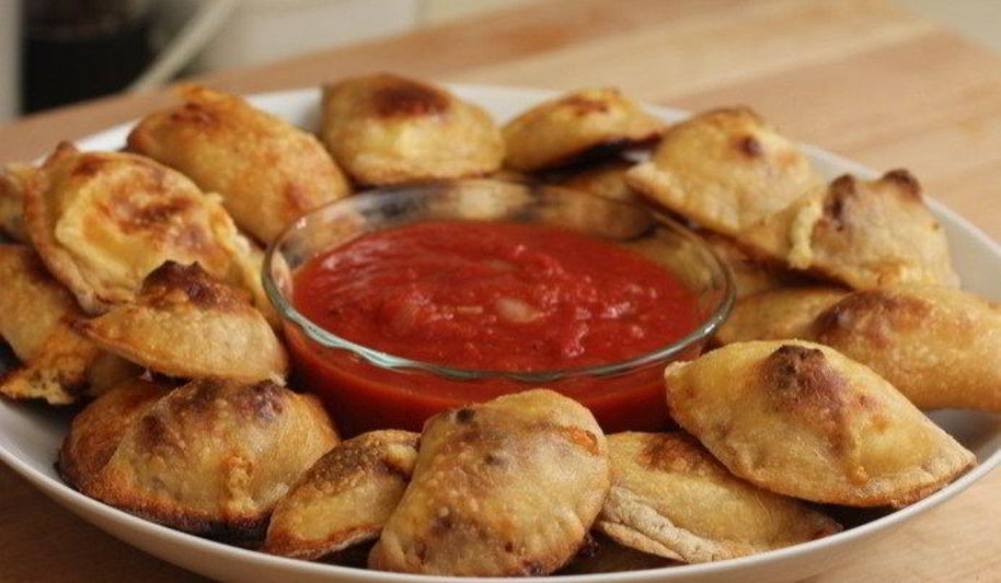 Рецепт пирожков из песочного теста с лососем