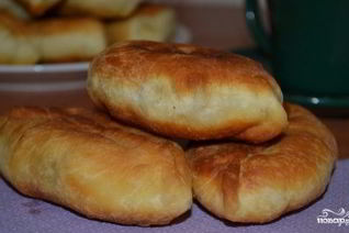 Пирожки на сухих дрожжах