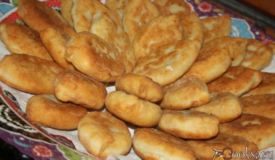 Рецепт пирожков на творожном тесте с картофелем и печенью