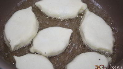 пирожки на творожном тесте с картофелем и печенью