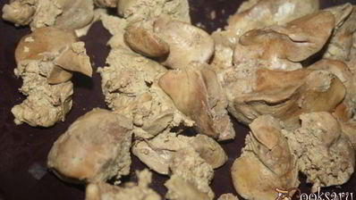 пирожки на творожном тесте с картофелем и печенью