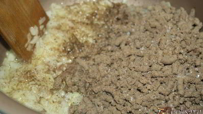 пирожки на творожном тесте с картофелем и печенью