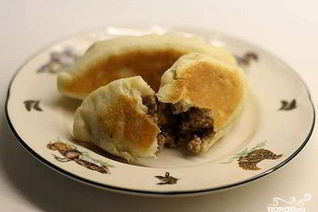 Пирожки с фаршем на сковороде