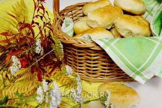 Пирожки с капустой и мясом в духовке