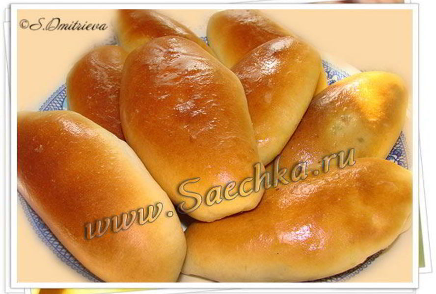 Пирожки с капустой из постного дрожжевого теста