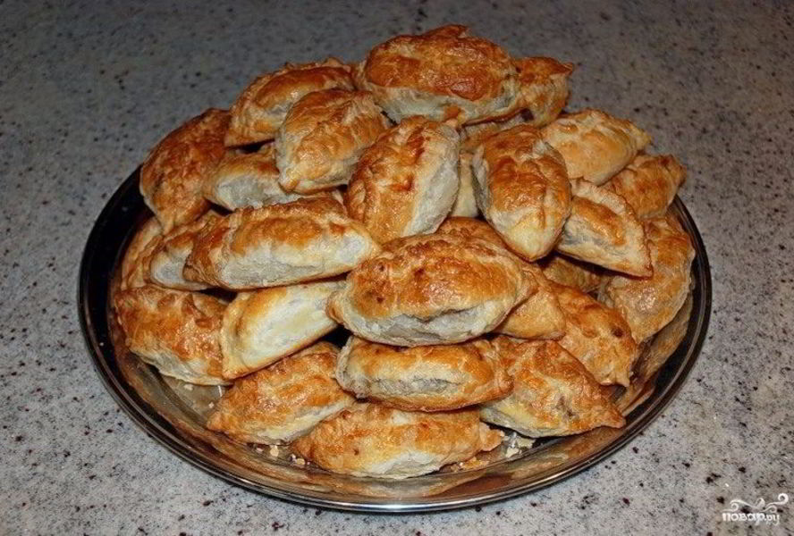 Пирожки с печенью и картошкой