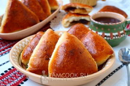 Пирожки с повидлом на кефире