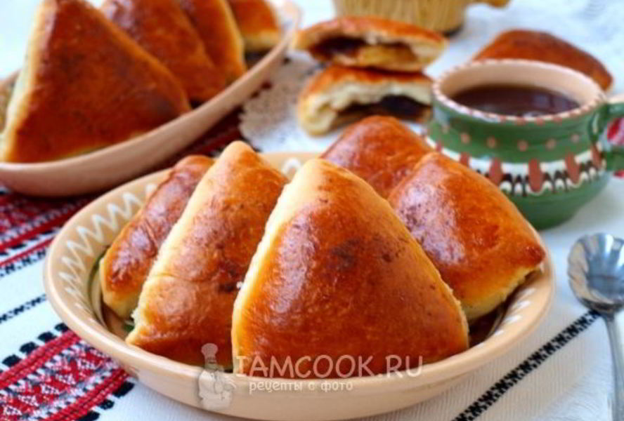 Пирожки с повидлом на кефире