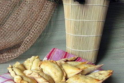 Пирожки с рисом и сыром данвайт