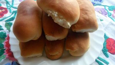 пирожки с рисом и яйцом в духовке