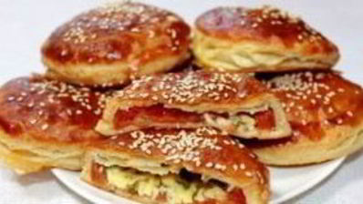 пирожки с сыром и зеленью