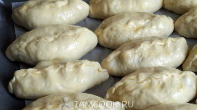 пирожки с вишней в духовке