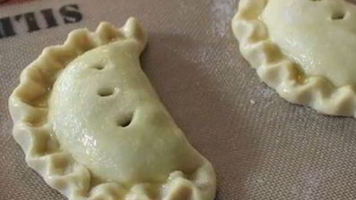 пирожки с яблоками из творожного теста