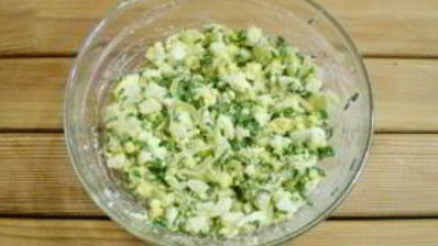 пирожки с яйцом и зеленью