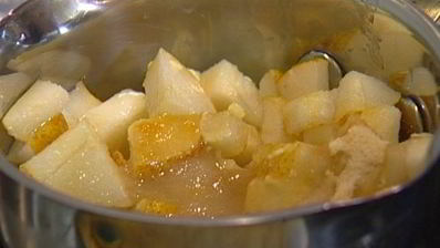 пирожки со шпинатом и грушей