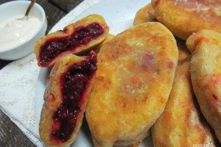 Пирожки со свеклой