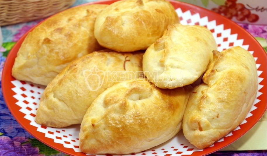 Рецепт пирожкий с курицей и сыром
