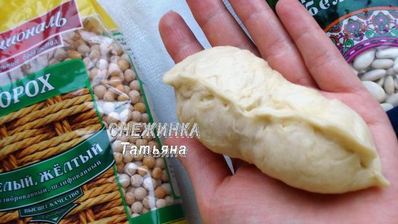 постные пирожки с гороховой и фасолевой начинками