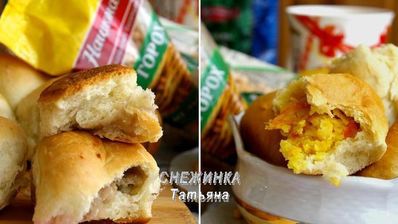 постные пирожки с гороховой и фасолевой начинками