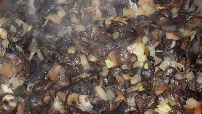 постные пирожки с рисом и грибами