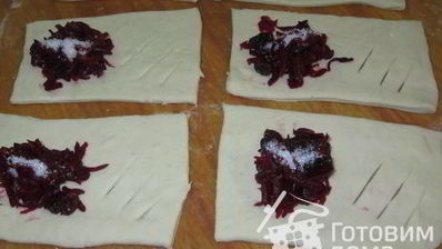 постные пирожки со свеклой