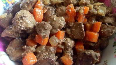 скороспелые пирожки с печенью и овощами