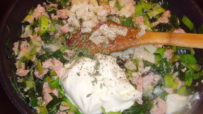 слоеные открытые пирожки