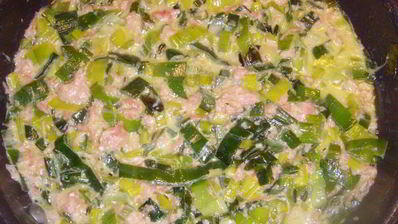 слоеные открытые пирожки