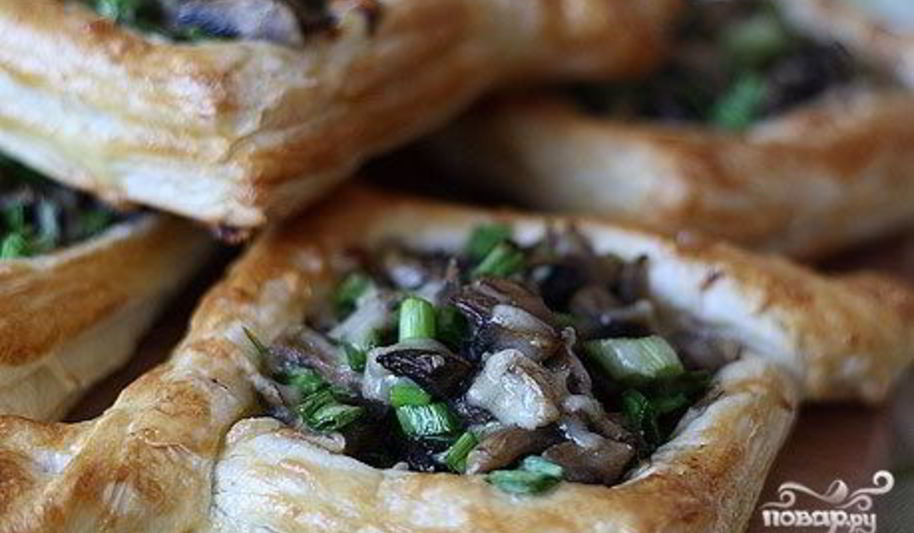 Рецепт слоеных пирожков с начинкой
