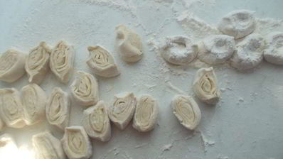 слоеные пирожки с тыквой