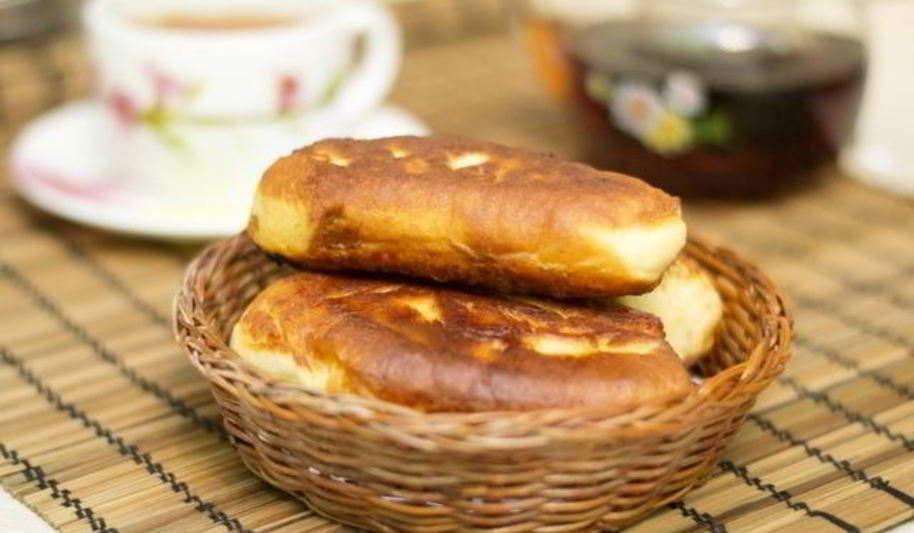 Рецепт жареных пирожков с джемом