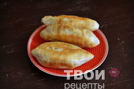 Жареные пирожки с капустой