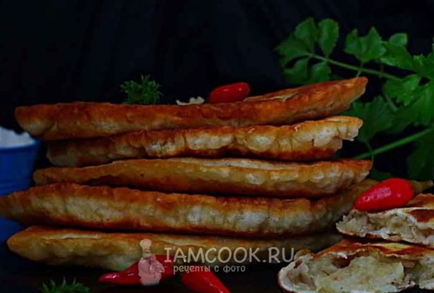 Жареные пирожки с картошкой на кефире