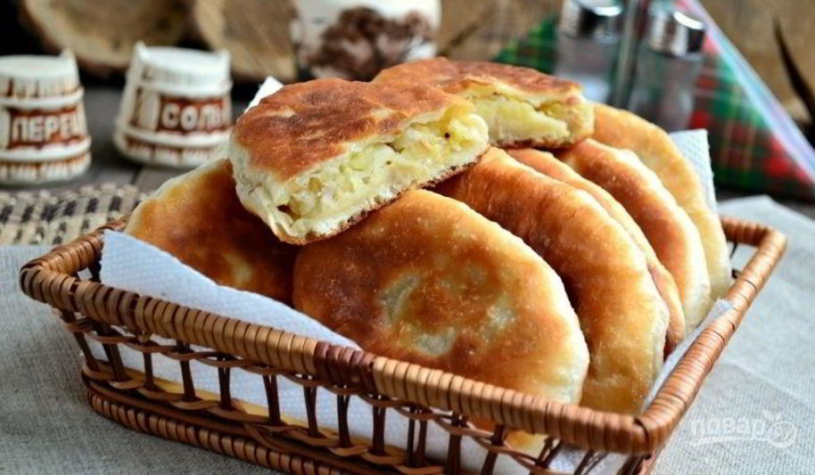 Рецепт жареных пирожков с мясом