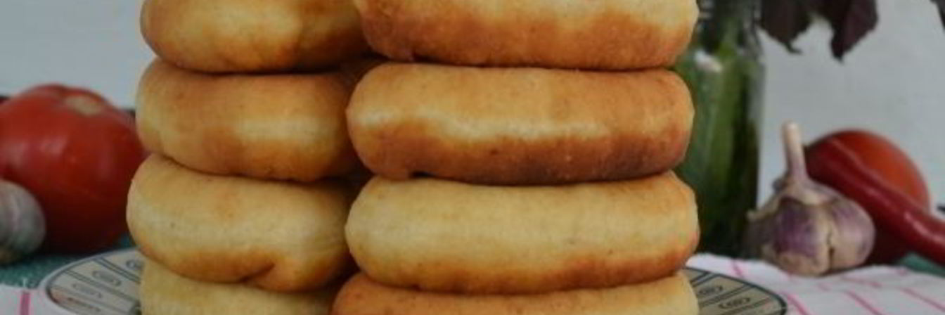 Жареные пирожки с яйцом и рисом