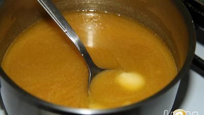 апельсиновый брауни с грецкими орехами