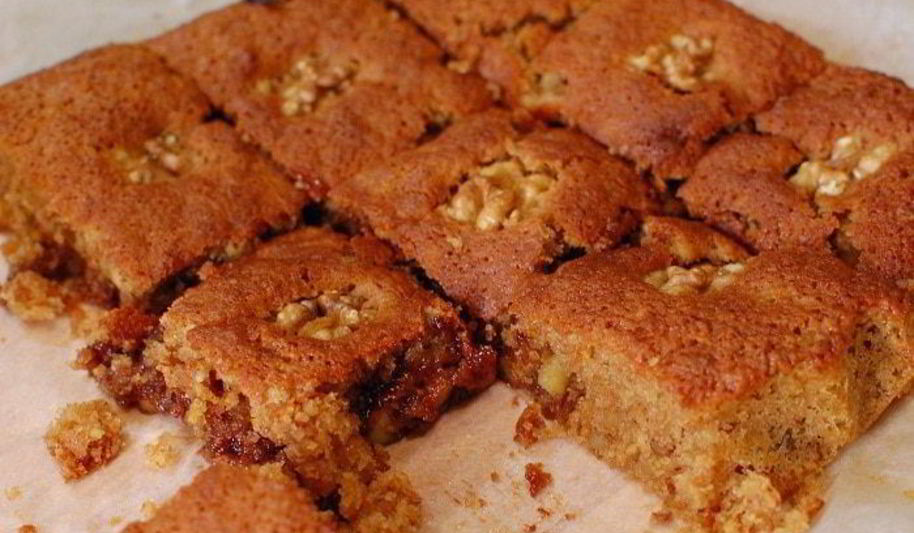 Рецепт апельсиновых брауни с грецкими орехами