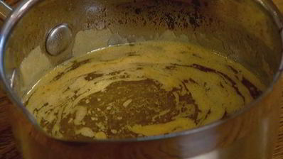 апельсиновые брауни с грецкими орехами